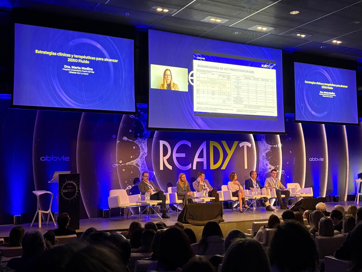 javierascaso's tweet photo. Agradezco a @AbbVie su amable invitación para formar parte de la mesa sobre fluido retiniano durante la 11 edición de #Readyt en Madrid. Mi felicitación por la magnífica organización de este, ya clasico, evento de la retina española. @medicoszaragoza @RetinaSERV https://t.co/8EZJGDg6YW