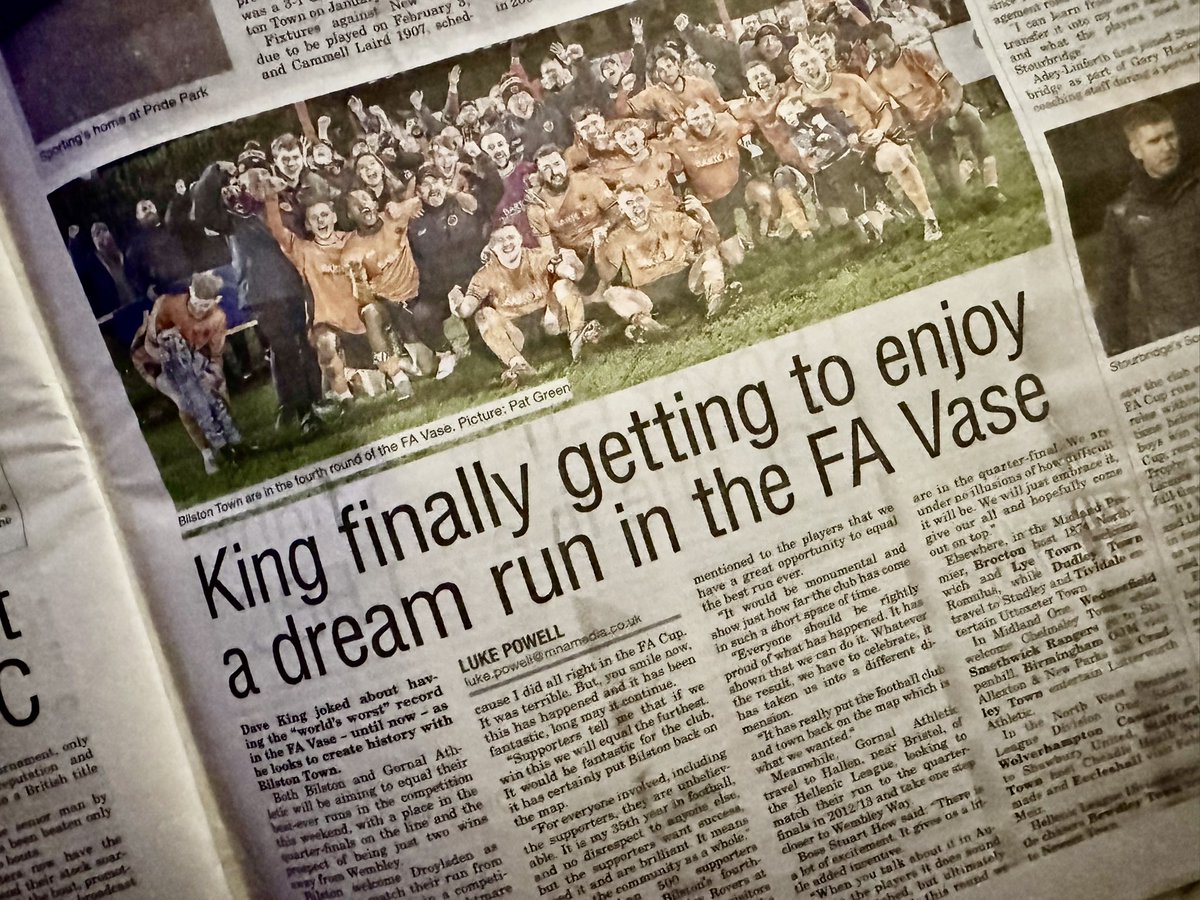 Bilston Town FC tweet media