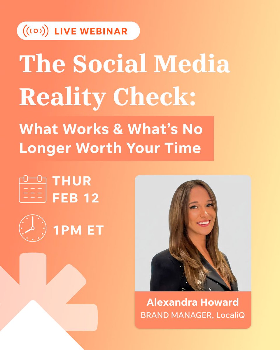 WordStream's tweet image. Join our live webinar to learn: 

✅️ Which social platforms are worth prioritizing
✅️ Why trying to be everywhere often leads to weaker results 
✅️ How formats and sizing affect visibility and performance 

Secure your spot now: bit.ly/46wgRCw