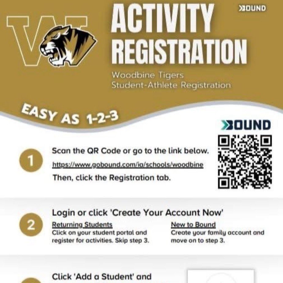 Spring sports are coming soon….All 7-12 students that plan to be in Track and/or Golf will need complete Bound registration as soon as possible.