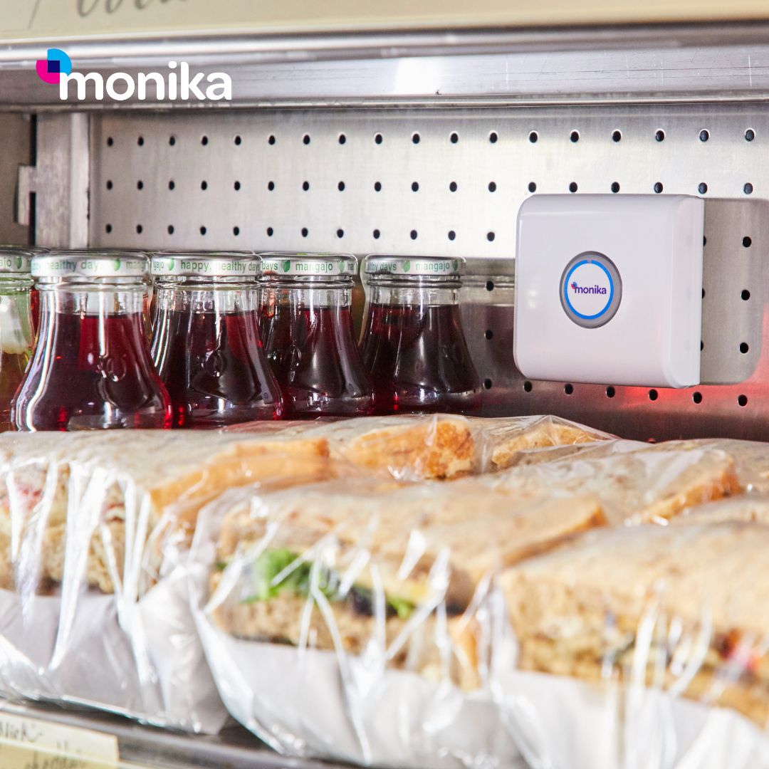 Our smart cloud-connected sensors can alert team members should a refrigerator move outside a pre-determined safe temperature range.

This allows staff to take corrective action immediately - including ensuring doors are properly closed, or relocating stock before it spoils.