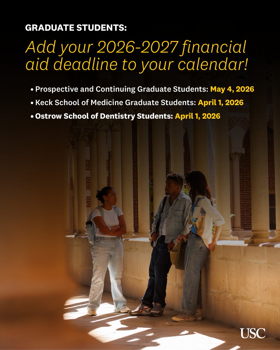 USC Grad Admission tweet media