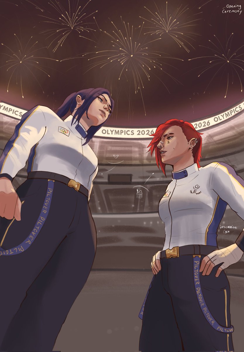 #caitvisports Opening Ceremony: Caitlyn and Vi Walk in for Piltover 
#caitvi #piltoversfinest #arcane