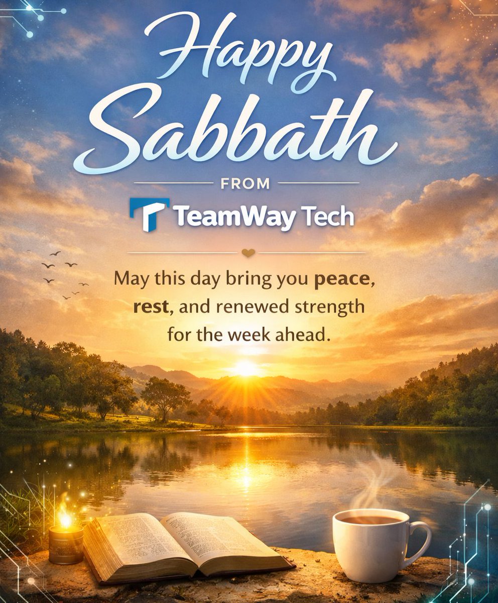 TeamWayTech's tweet photo. #Happysabbath https://t.co/rCO1jjPWHH