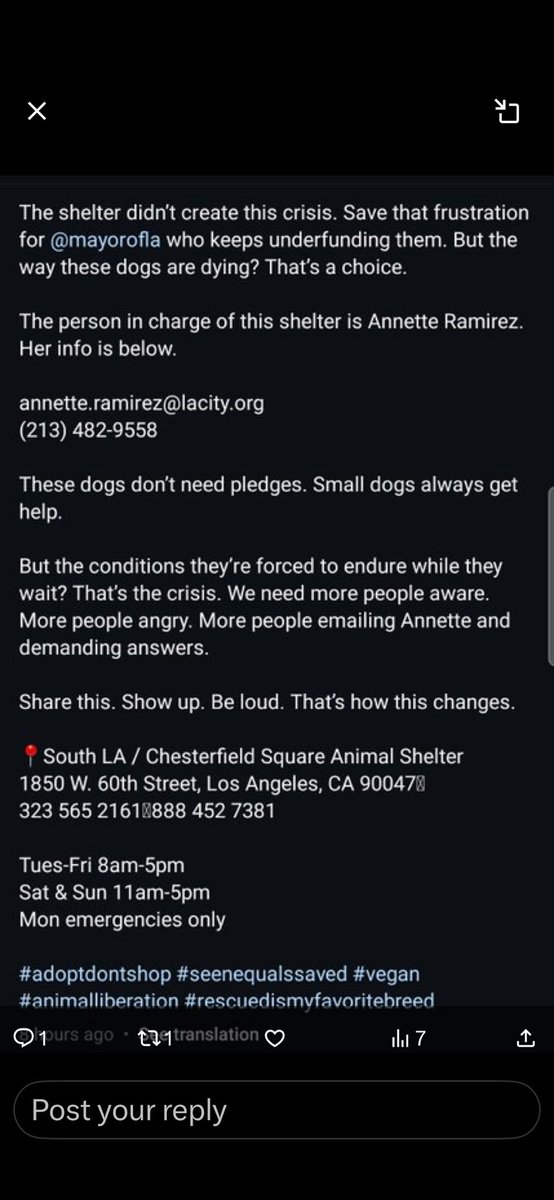 weenywaney's tweet photo. Remember Lucy? Remember Winston? 

SEND A MESSAGE TO THESE PEOPLE BELOW! 

This is no longer isolated. It’s systemic.

Gavin Newsom, Karen Bass and Holly Mitchell — why are these kill shelters being allowed to continue killing dogs with no accountability? Why are the living conditions unsanitary creating outbreaks of distemper, giardia, parvo? There are empty kennels and you’re claiming no space?? You are all incompetent and should not be running anything let alone entire districts, cities and states. 

We want investigations.
We want answers.
We want morals restored.

Palmdale Animal Shelter.
Lancaster. South Los Angeles Animal Shelter. The list keeps growing. So does the death toll.

This is not animal welfare.
This is failure at the highest level. There is no doubt these kill shelters are being paid to murder. They are killing dogs 2 weeks after intake. 

If you love dogs, this should matter to you.
If you believe in accountability, this should outrage you.

Share this. Speak up. Demand answers. Contact these government officials that fail to take action. 
Gavin Newsome
Holly Mitchell
Karen Bass

@CAgovernor @GavinNewsom @HollyJMitchell 
@MayorOfLA 

#RememberLucy
#RememberWinston