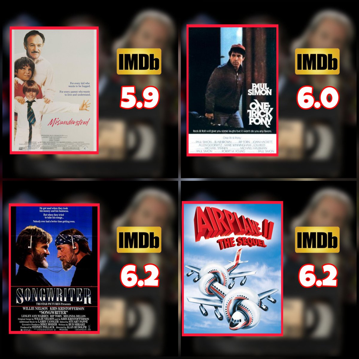 VhsAbyss's tweet image. ⭐ REMEMBERING RIP TORN - BORN ON THIS DAY 1931 ⭐

To celebrate, here's Elmore Rual "Rip" Torn Jr's top rated 80's movies as of IMDB wether you agree or not.

#bornonthisday #riptorn #actors #podcast #topten