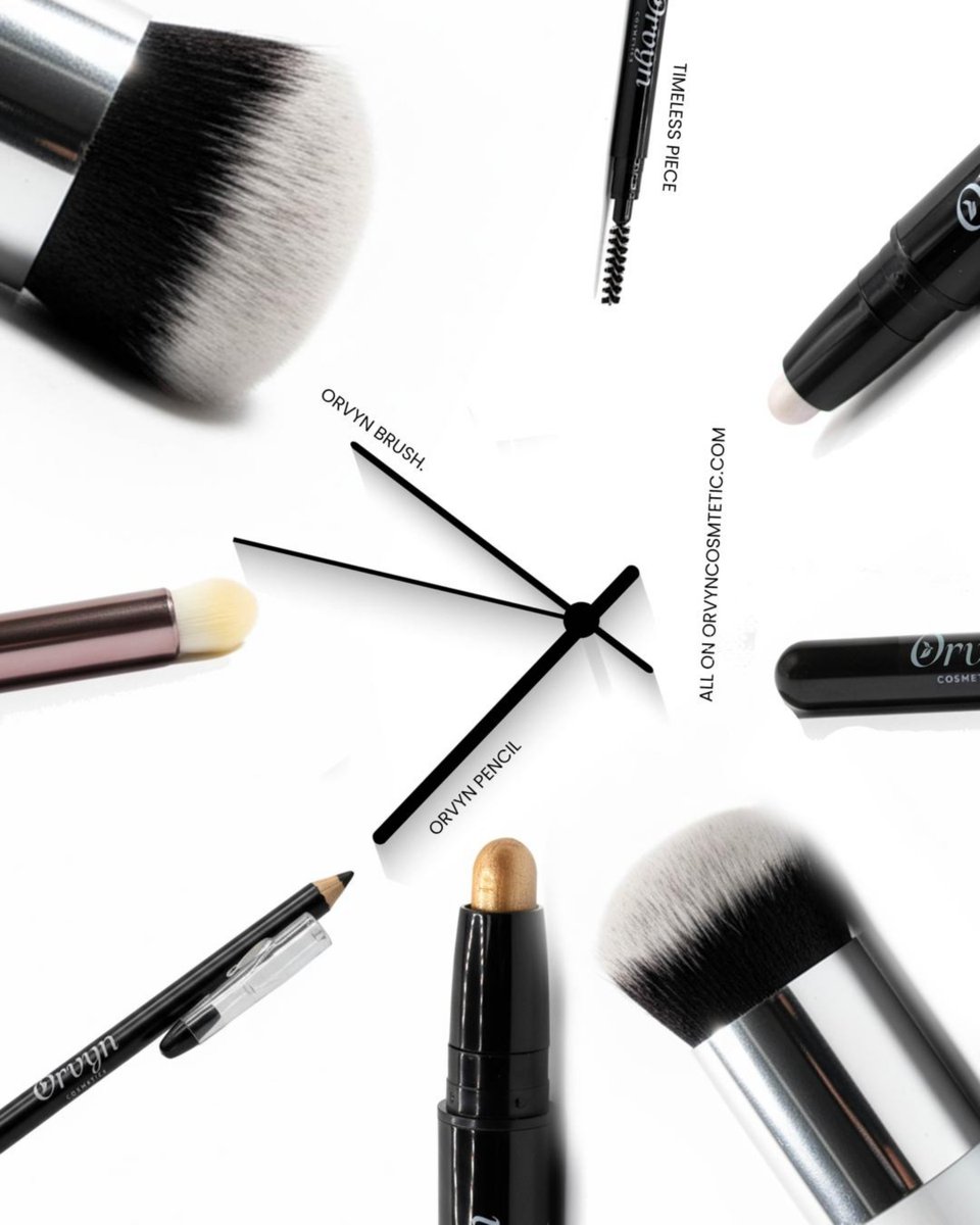 It’s always the right time to glow. What’s your beauty essential for every hour? Discover the tools that make confidence timeless. Shop now at orvyncosmetics.com. #Beauty #Makeup #OrvynCosmetics #BeautyInEveryShade
