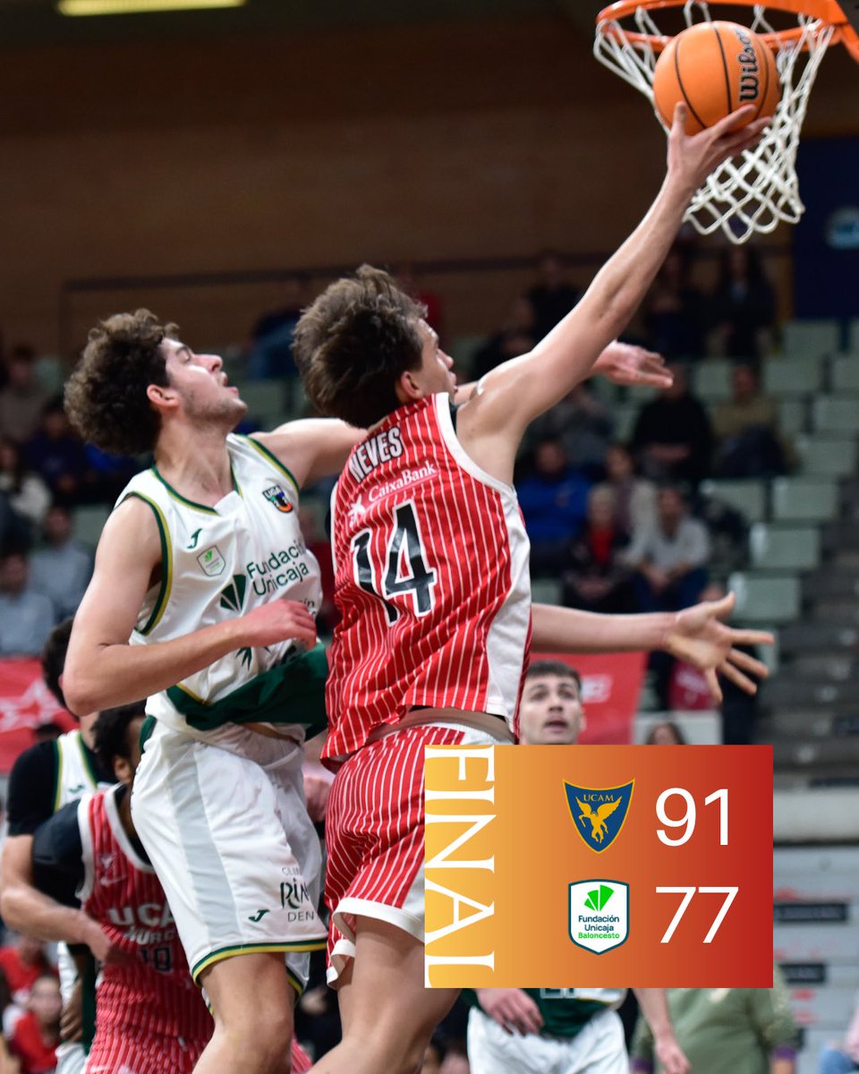 ⛹🏻 UCAM MURCIA 🆚 UNICAJA MÁLAGA

FINAL

FINAAAAAL EN EL PALACIO, ¡la primera del año en casa!

#Eterno #LigaU #CanteraCAIXABANK
