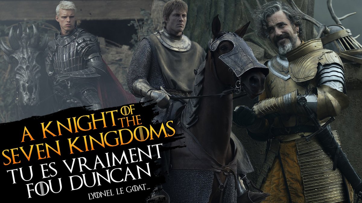 Nouvelle vidéo avec l'analyse de l'épisode 4 de A Knight Of The Seven Kingdoms ⚔️

➡️ youtu.be/nV9h11rqY0w