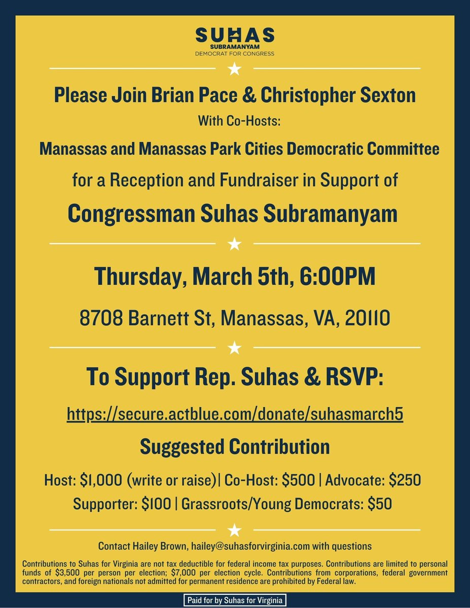 Friday Roundup from MMPCDC, 2-6-2026 - mailchi.mp/521ebeafc2bb/f…  Click on the link to view our list of upcoming Democratic events.