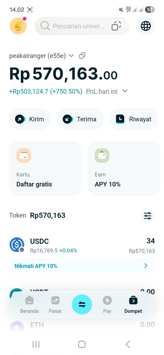 Nbsrc_'s tweet photo. Ngerjain Project Airdrop 1bulan, alhamdulilah top 2 genesis
Dan top 1 Leaderboard, total keseluruhan yg gua dpt dri ngerjain project ini alhamdulilah dpt 946k, mulai dri reward mingguan, reward task dan reward bulanan, mamtep betul ni project, ini project peetama gua di web3 😆 https://t.co/eyFLsDjdbY