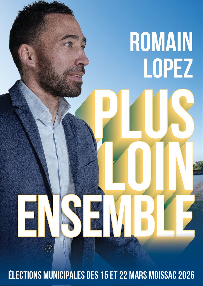 RLZ82's tweet photo. 🟢 ELECTIONS MUNICIPALES - 15 ET 22 MARS
Après plus de cinq années passées à œuvrer, avec mon équipe, au service de #Moissac, j'ai l'honneur de solliciter à nouveau votre confiance pour aller plus loin ensemble. https://t.co/Nd4WHYPj1U