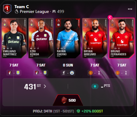 ⚽️GW51 Lineups⚽️ These are my Prem lineups for this weekend. Which ...