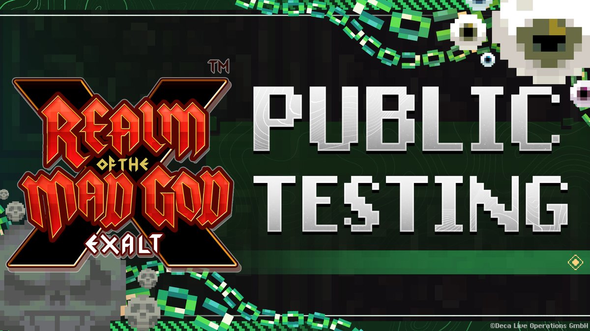 Realmers,

Public Testing for the Druid is live. This is the final public test before the class releases later this quarter.

Read the details: remaster.realmofthemadgod.com/?p=5703

#rotmg #gaming