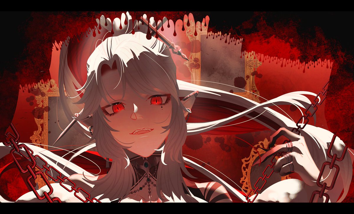 QuynnYoru's tweet photo. Chaos surrounds us. But I will gladly show you who's in control~

#DrawQuynn https://t.co/oonRsIG0hd