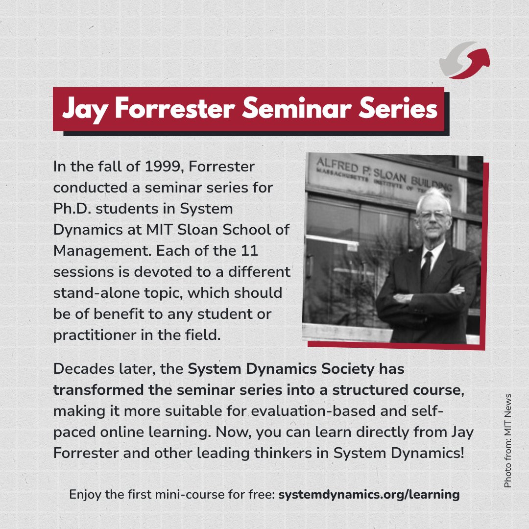 System Dynamics Society tweet media