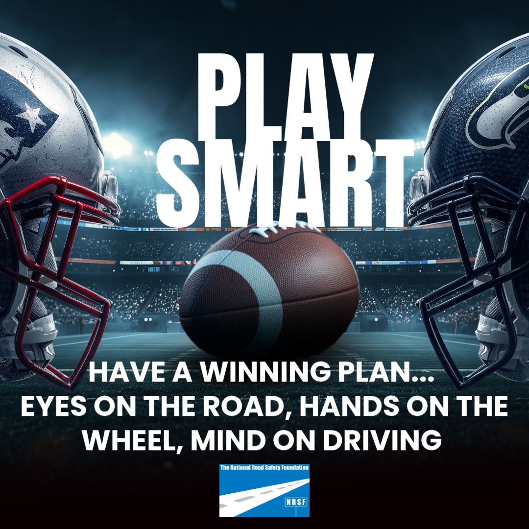 NRSForg's tweet photo. The Super Bowl is this Sunday, February 8. 🏈
Make sure your game plan includes a safe ride home. No matter which team you’re rooting for, we can all support responsible driving.
#NRSFsquad #SuperBowl #PlaySmart #DriveResponsibly #RoadSafety #NRSF #EyesOnTheRoad https://t.co/tZL3uiM7mn