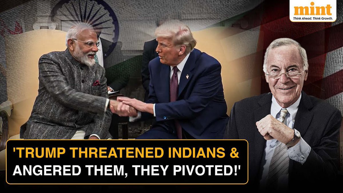 In this interview, <a href="/sana_mb/">Sana Marwaha</a> speak with top American economist <a href="/steve_hanke/">Steve Hanke</a>  who decodes why Donald Trump's tariffs on India actually ended up giving India a rare opportunity to pivot. 

He says that India has a great opportunity not just to form new alliances, but also liberalise