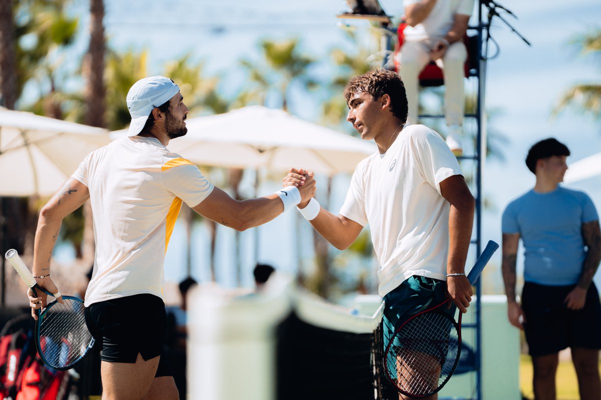 👏  Gracias a <a href="/alejandromoro00/">Alejandro Moro</a> y <a href="/Mridatenis1/">Dani Merida</a> por llevar el nombre del tenis madrileño por el circuito <a href="/ATPChallenger/">ATP Challenger</a> 
📷  <a href="/meftennisevents/">MEF tennis events</a> / Alejandro Fumero