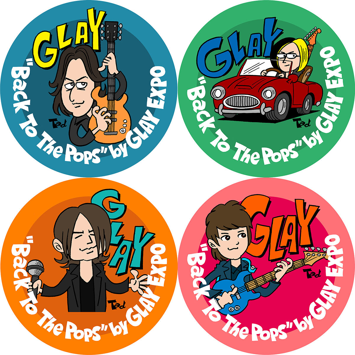「GLAY」|タッド星谷 Tad Hoshiyaのイラスト