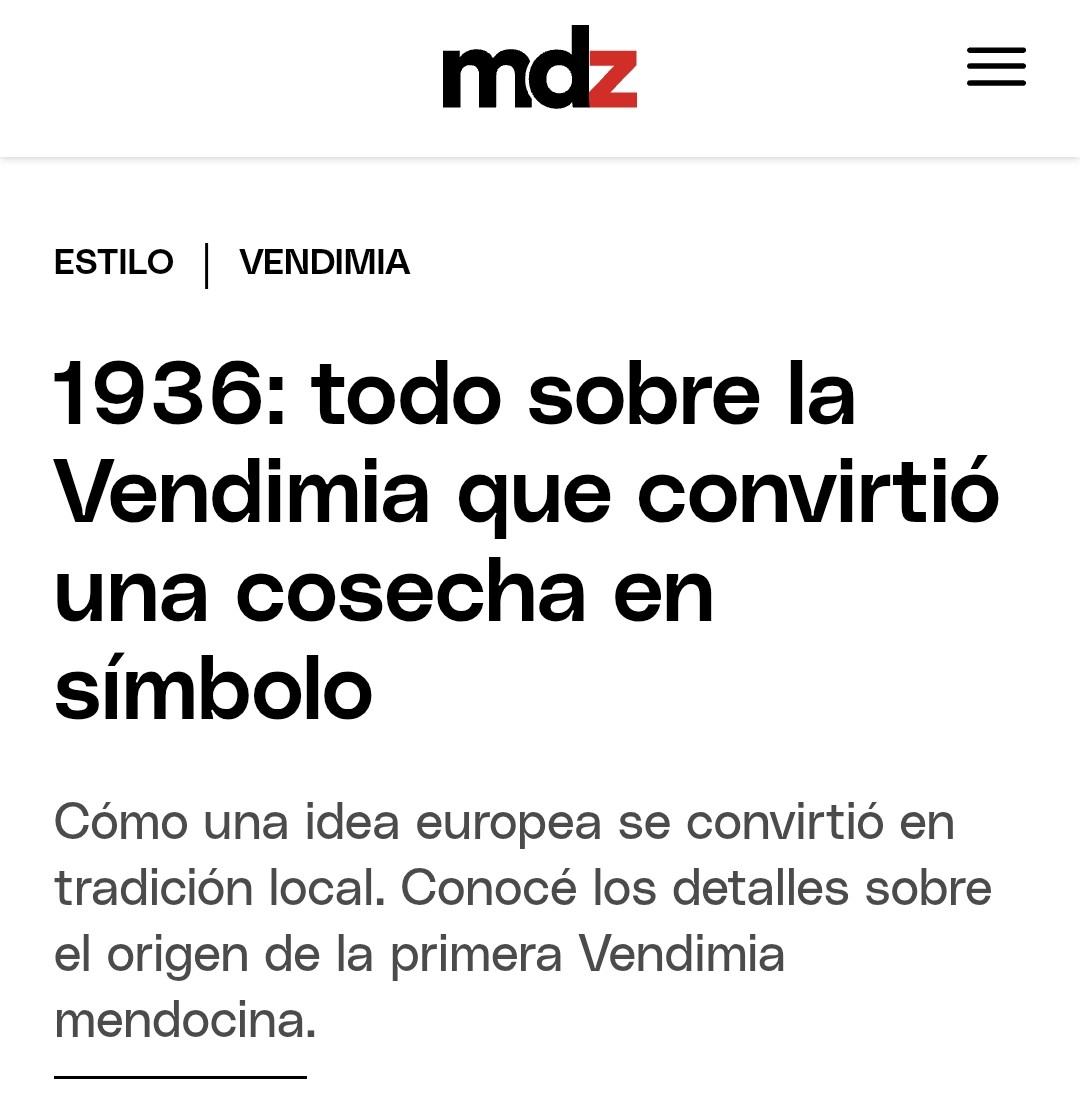 La majestuosa fiesta de la Vendimia, obra de un visionario gobernador demócrata.
<a href="/pdemocrata/">Partido Demócrata Mendoza</a> <a href="/PDNacionalArg/">Partido Demócrata</a>

mdzol.com/estilo/1936-to…