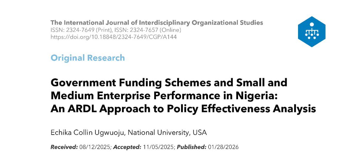 NASESCO's tweet photo. #SME #PolicyManagement #International #Journal https://t.co/5YA30Dt8vn