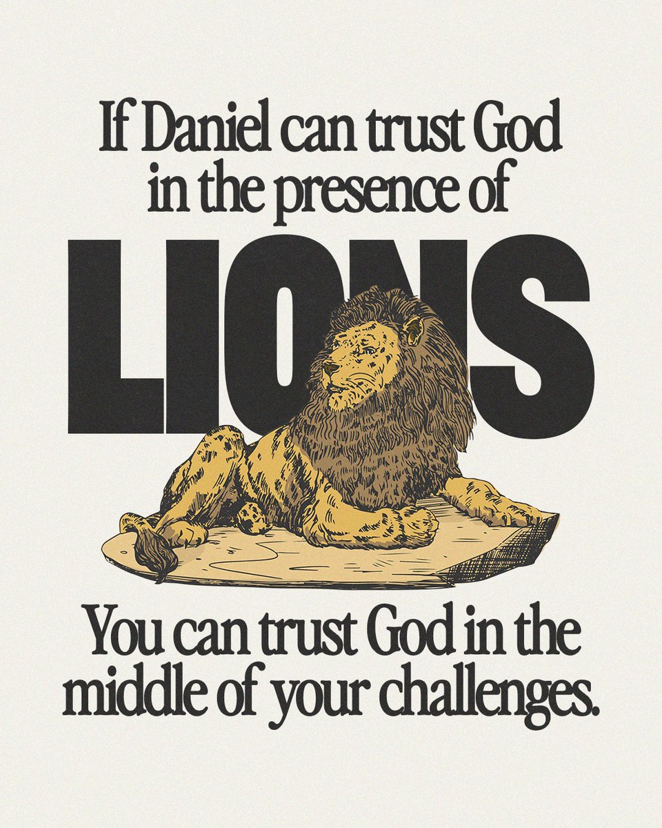 “𝘚𝘰 𝘋𝘢𝘯𝘪𝘦𝘭 𝘸𝘢𝘴 𝘵𝘢𝘬𝘦𝘯 𝘶𝘱 𝘰𝘶𝘵 𝘰𝘧 𝘵𝘩𝘦 𝘥𝘦𝘯, 𝘢𝘯𝘥 𝘯𝘰 𝘬𝘪𝘯𝘥 𝘰𝘧 𝘩𝘢𝘳𝘮 𝘸𝘢𝘴 𝘧𝘰𝘶𝘯𝘥 𝘰𝘯 𝘩𝘪𝘮, 𝙗𝙚𝙘𝙖𝙪𝙨𝙚 𝙝𝙚 𝙝𝙖𝙙 𝙩𝙧𝙪𝙨𝙩𝙚𝙙 𝙞𝙣 𝙝𝙞𝙨 𝙂𝙤𝙙.” — Daniel 6:23b (Emphasis added)