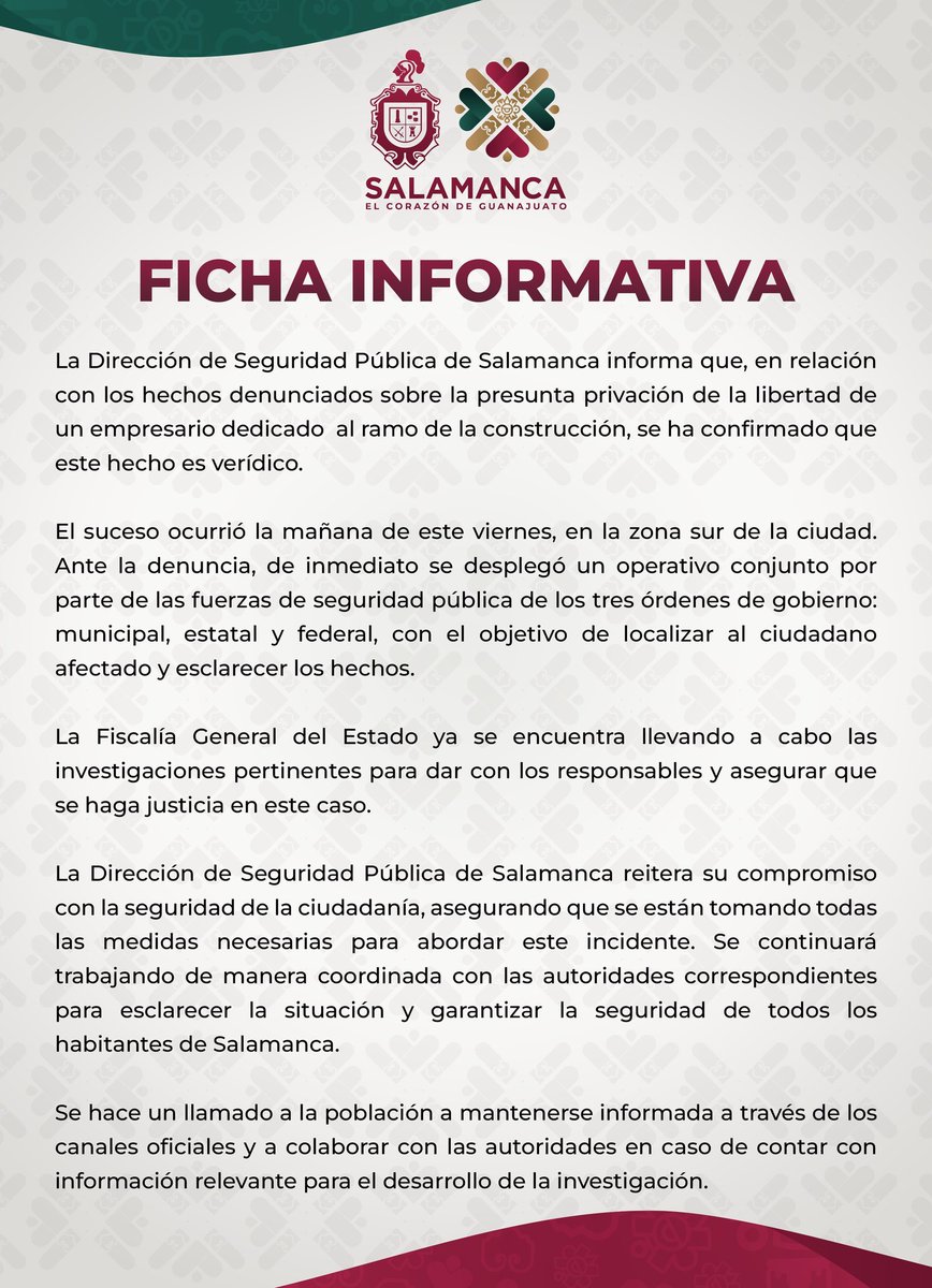 adnnoticiasmx's tweet image. 🚨#AlertaADN 

Reportan el secuestro de Gerardo Arredondo, excandidato a la Presidencia municipal de Salamanca por el PAN esta mañana fuera de  uno de sus negocios de materiales de construcción