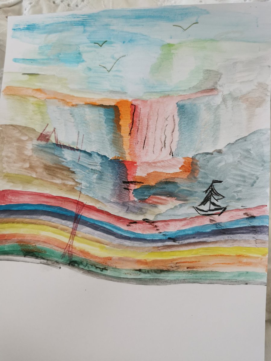 Connectthewrite's tweet image. @DailyPicTheme2
#DailyPictureTheme2
Attempt at #undulating movement in this artwork.