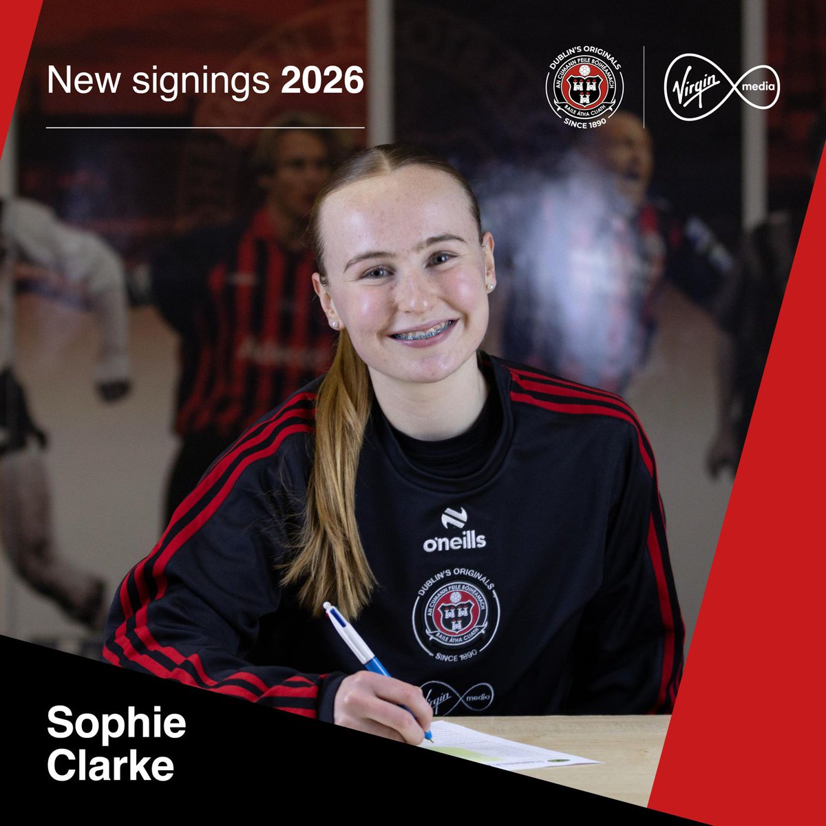 bfcdublin's tweet photo. Defender Clarke said: “I’m super excited to be returning to Bohs this season. It feels like I’m returning home. It was an easy decision for me to make when speaking with Alban initially and then with Alan. I continued to watch the girls last season and you could only but be impressed with the progress the girls have made. It’s exciting times for Bohs and I’m looking forward to working with the girls, Alan and the strong coaching team that we have here. I’ve a lot of hard work ahead of me and I’m grateful for the opportunity, belief and trust that has been placed in me and I’m here to help the team push on again this season.”