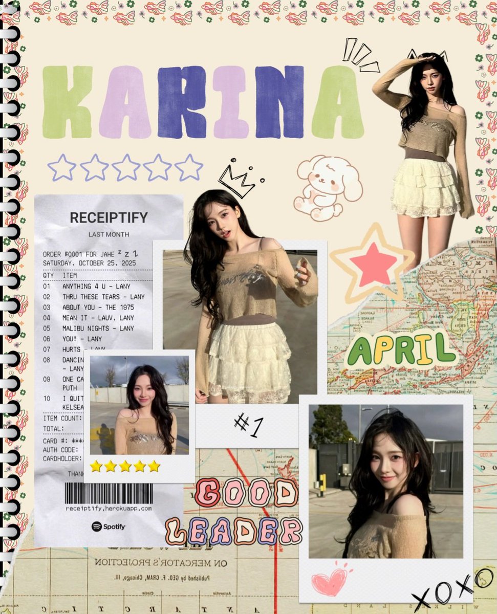 Karina edit's tweet media