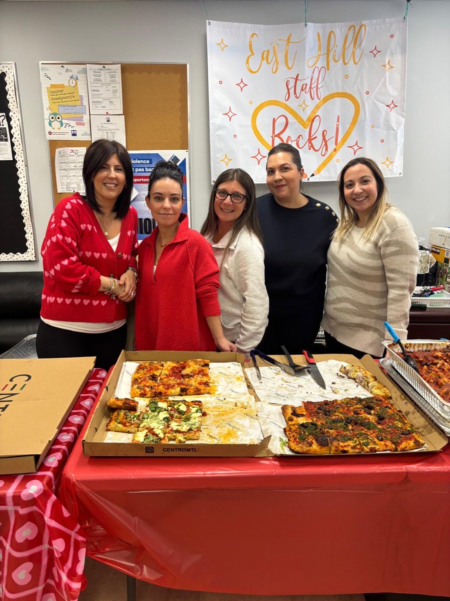 SPOTLIGHT: Staff Appreciation Week! 🍎 

East Hill staff would like to thank Home &amp; School as well as our Administration for making us feel loved &amp; appreciated! 🫶 

Thank you as well  to our parent community at large for your generosity! 🤗