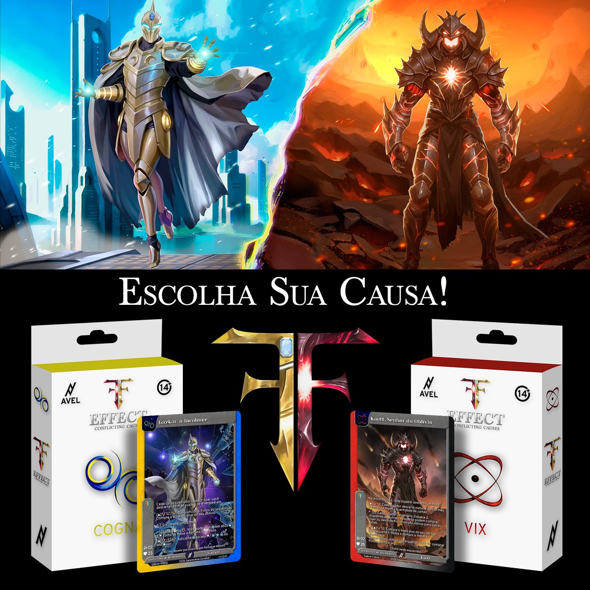 Effectcc's tweet image. A nova campanha de financiamento coletivo de Effect se aproxima!
Escolha seu lado e prepare-se para a maior batalha que Avel já testemunhou.

Effect: Conflicting Causes retorna. Maior, mais sombrio e ainda mais épico.

link da pré-campanha: meeplestarter.com.br/effectcognaevix