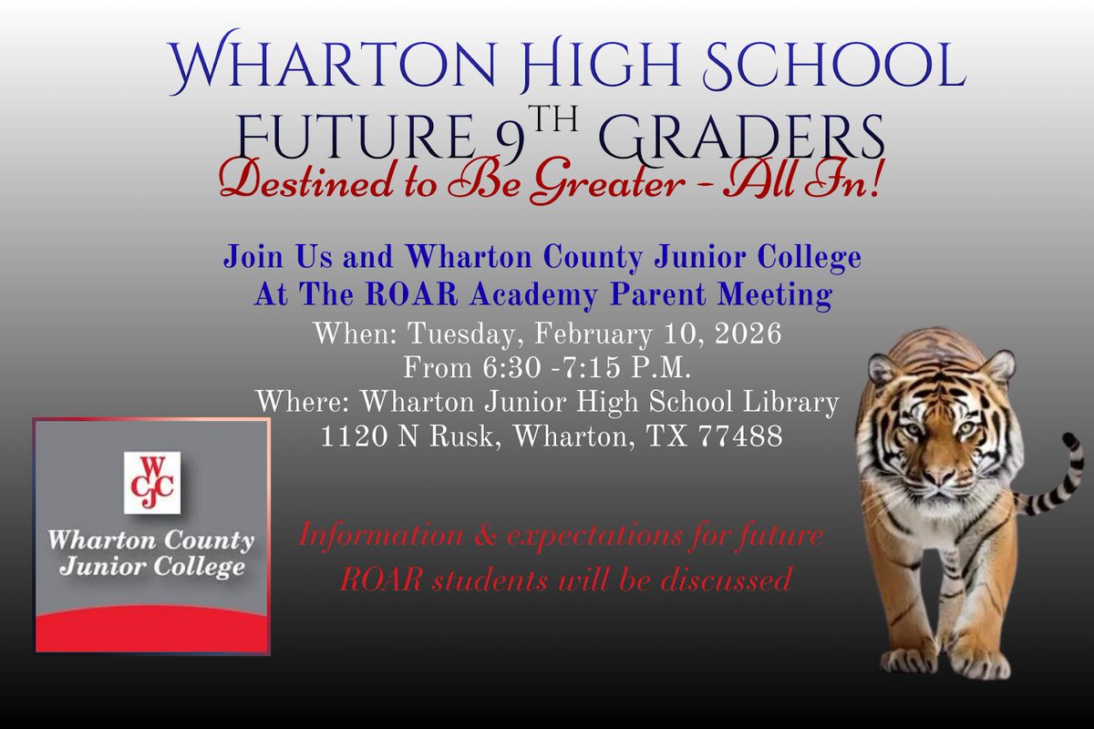 Wharton ISD tweet media