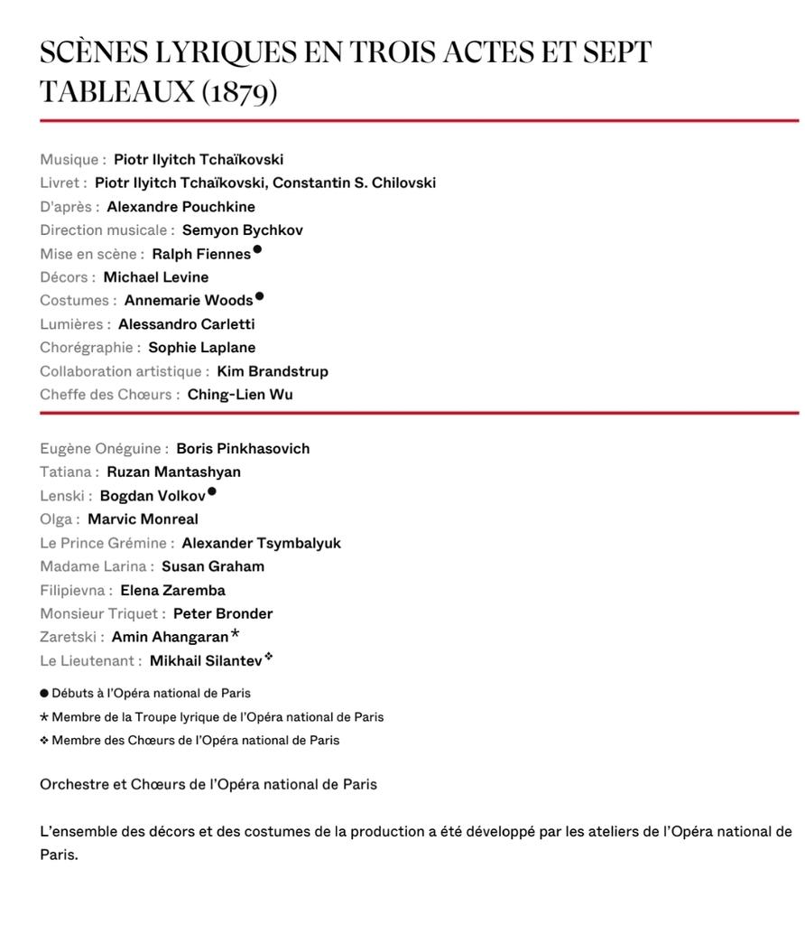 latonella's tweet image. #Onegin @operadeparis toitoitoi!