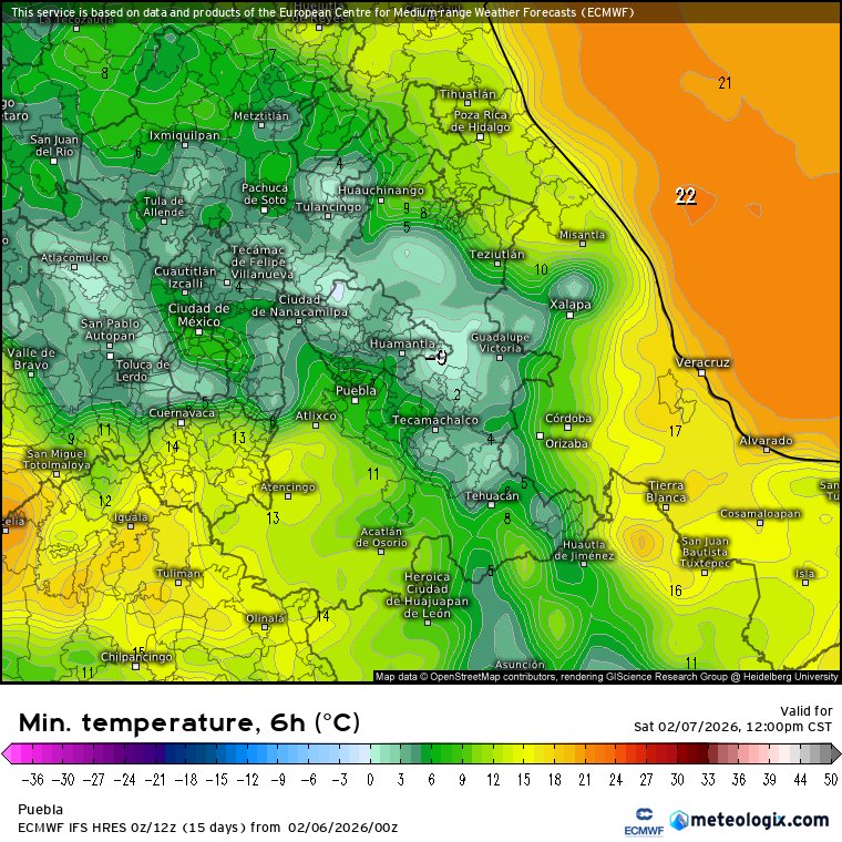 Meteorología Puebla tweet media