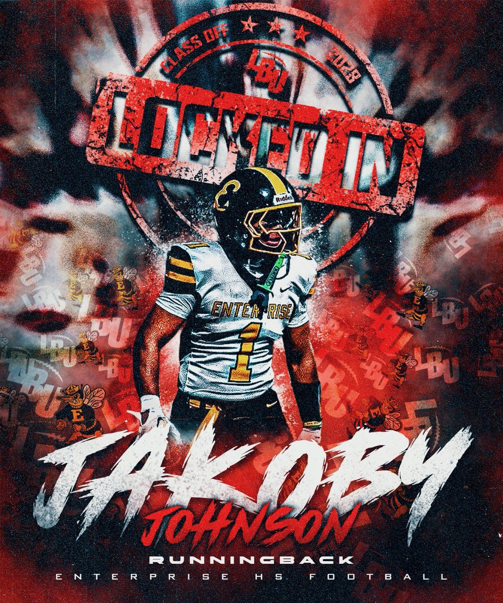 LBUTraining's tweet image. 🚨LBU SHOWCASE ANNOUNCEMENT 🚨
Another One of the TOP-RANKED RUNNINGBACKS in the Class of 2028 is officially LOCKED IN 🔒💥

Jakoby Johnson @Jakoby2johnson  
Enterprise HS
 
🎯 LBU Showcase
⏰ Time to go to work.

#LBU #LBUpt #LBvRBshowcase