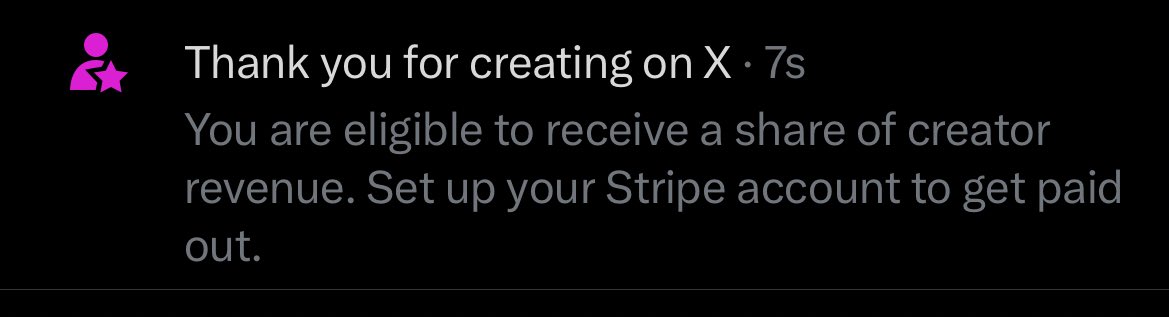 desitradernifty's tweet photo. Finally Am Eligible For Creator Revenue Sharing Program On X 

Thanks For Support All ✅

It Took Me 40 Days To Reach Here 

Comment Down If You Need Any Help I Am There To Help All 🙏🏼 https://t.co/j3ue1GhZjz