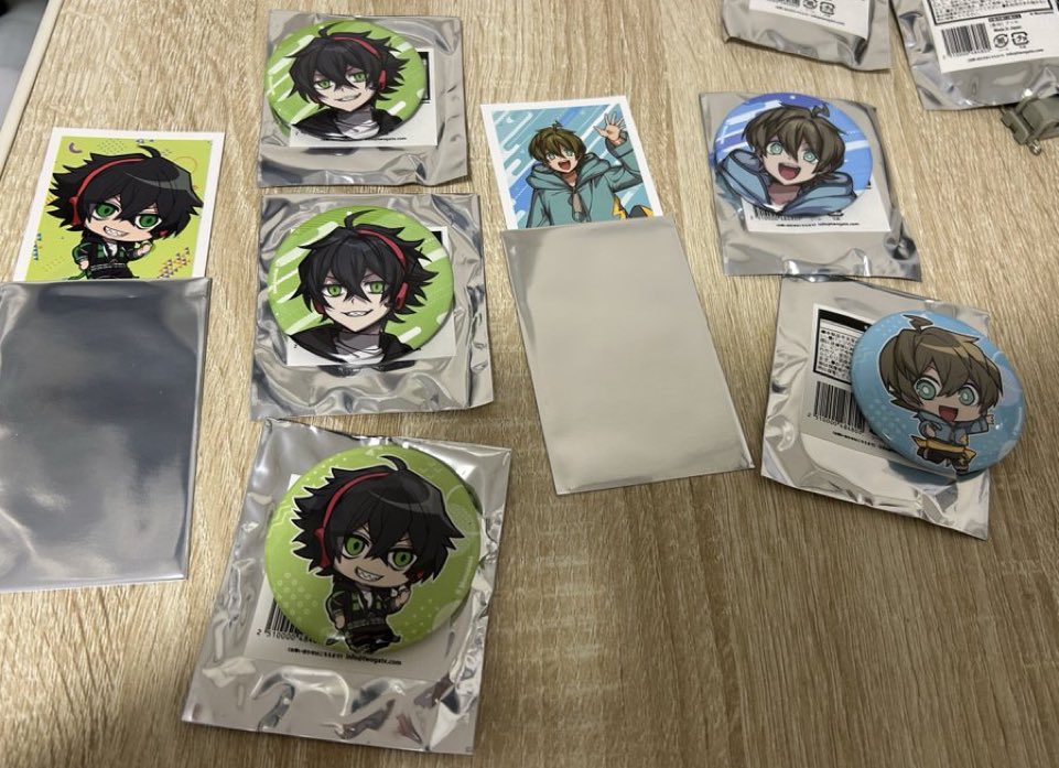 モノパス スマイル　PUS 缶バッジ チェキ風カード SD 等身 モノパス PUS 交換 缶バッジ チェキ風カード 譲）画像 求）缶バッチ