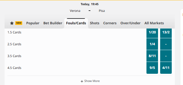 sjfprescot's tweet photo. @BetfairCS @Betfair @AskPaddyPower @paddypower 

Italy - Verona v Pisa
Any chance of unsuspending some selections?
You have gone 8/11 from 5/6 on the 3.5 line https://t.co/MVG4KQCvkC