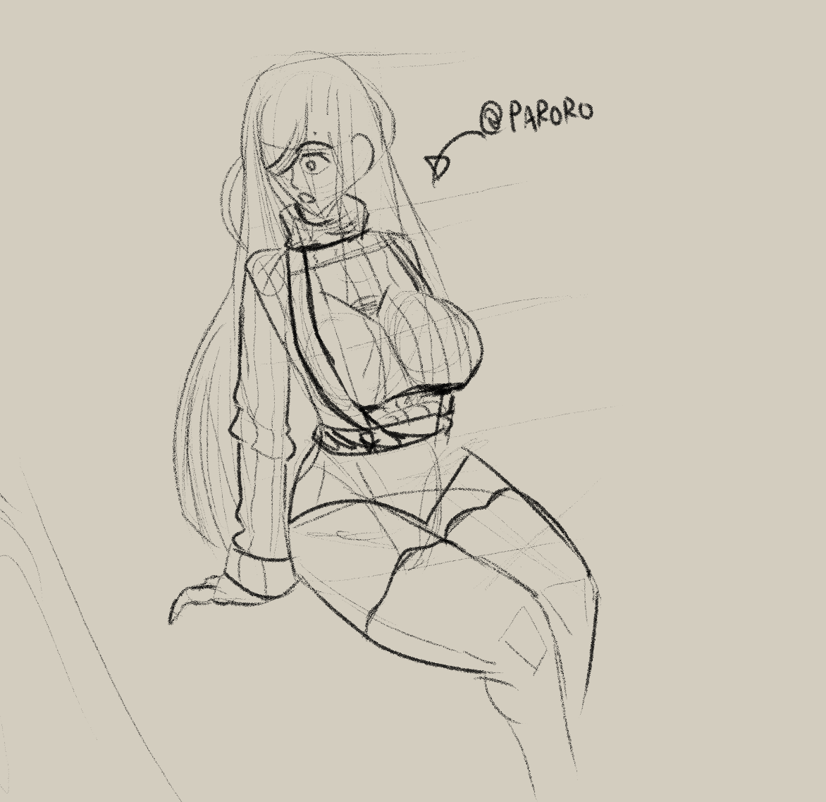 I'm so terrorized of being called a copycat/tracer/asshole that even when I study other artists with no intention of publishing those I put the og