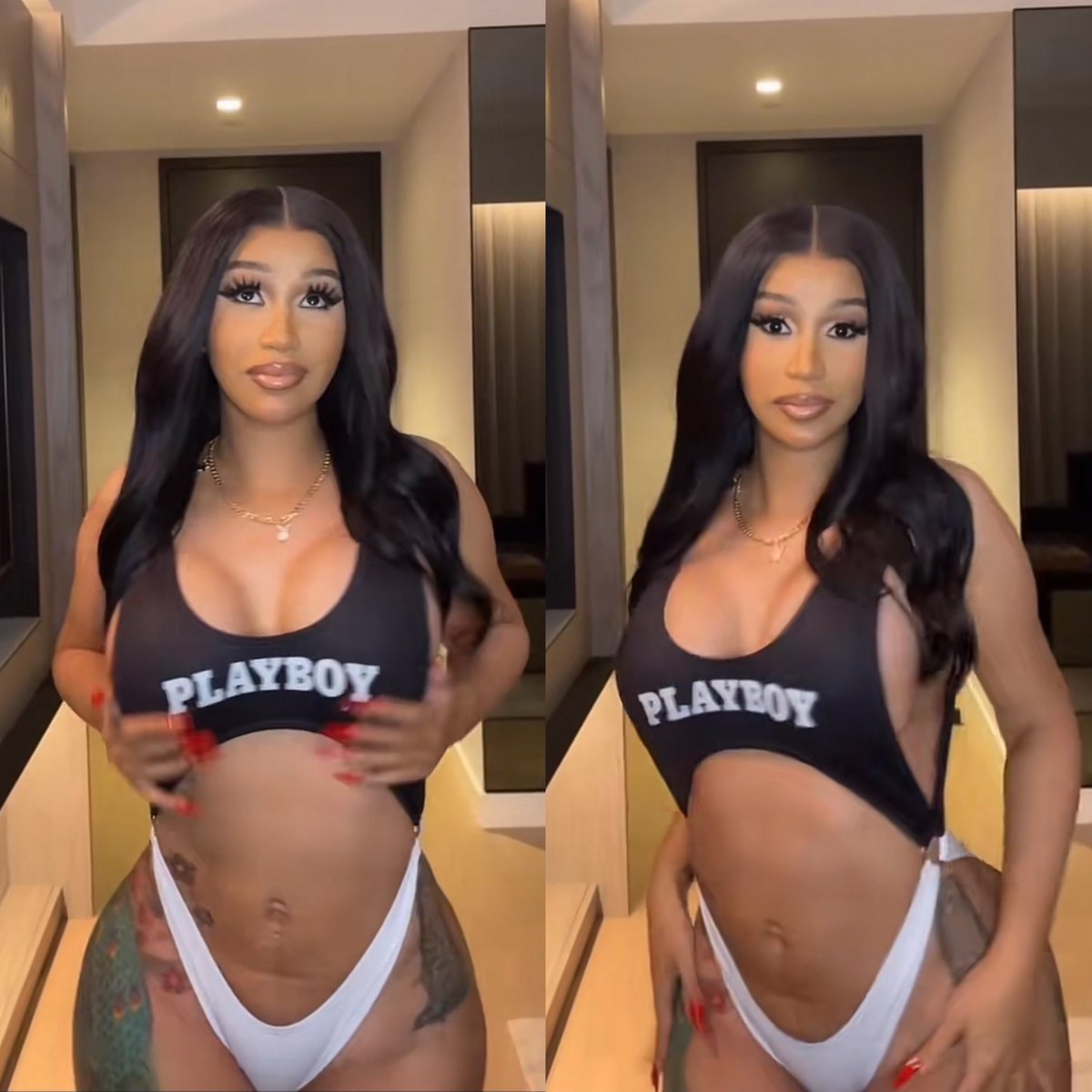 cardibnet's tweet image. obsessed with cardi b