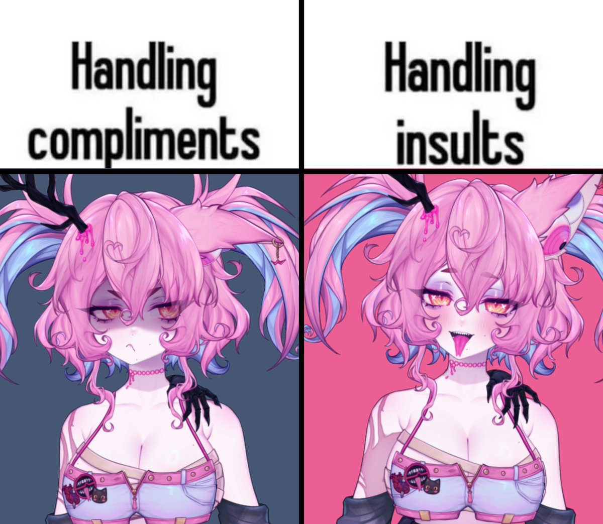 I cannot and will not handle compliments… Ignore the other thing though