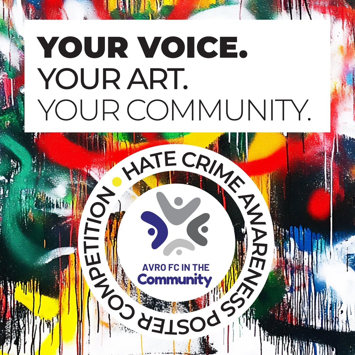 🎨 Avro FC invites YOU to use your creativity to stand up against hate crime!

We're looking for powerful, eye-catching poster designs that will educate and inspire our community to choose kindness and respect.

For full details visit avrofc.co.uk/avro-fc-launch…

#AvroFC