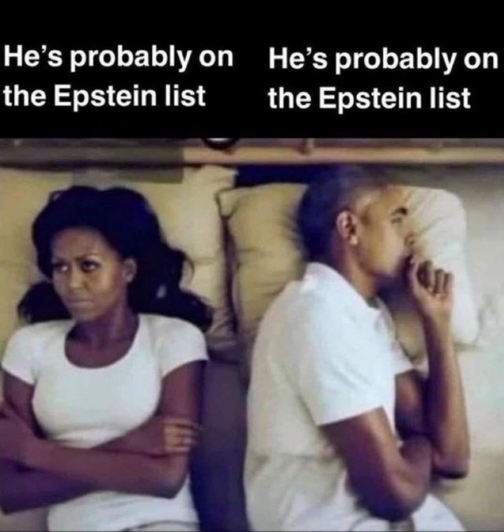 TedKaput's tweet image. The Obamas are not just a big fraud! Barack and his husband Big Mike committed numerous crimes against humanity! And here comes the left calling a joke racist!