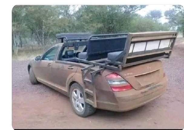 🤦🏾‍♂️When you can't afford an LX V8 Land cruiser but you own a benz.