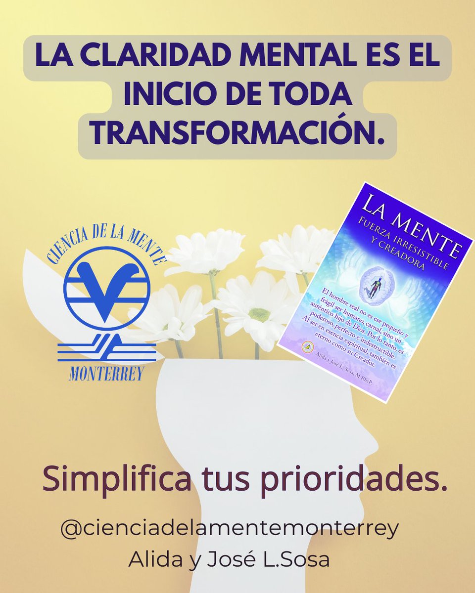 El Poder en Ti-Ciencia de la Mente MTY tweet media