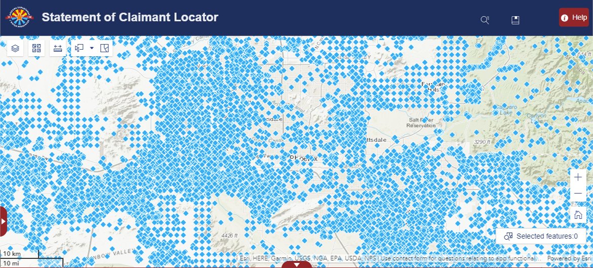 azwater's tweet image. Information about claims for water rights, known as “Statements of Claimants” can easily be located using our interactive map!  ow.ly/Qvee50Ya67k