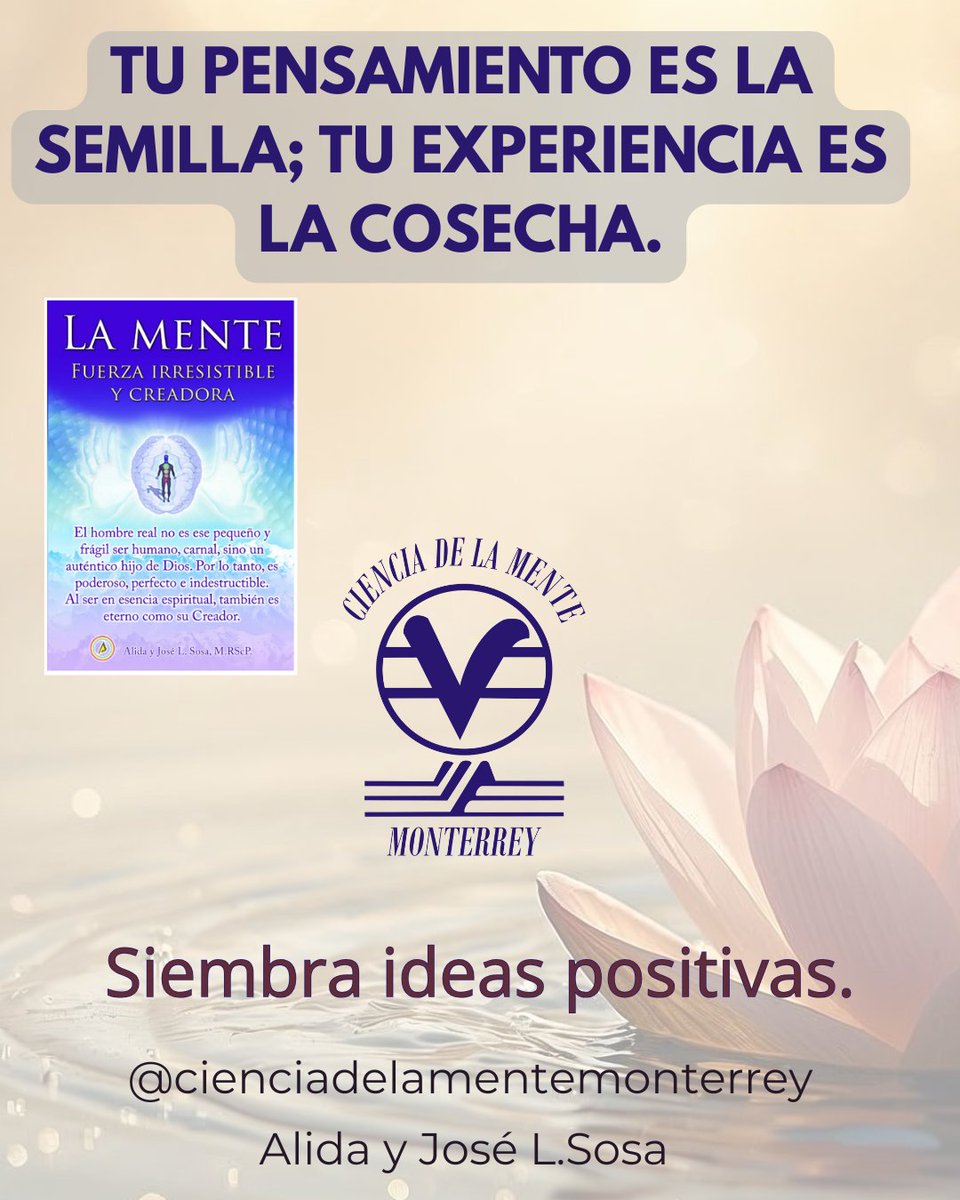 El Poder en Ti-Ciencia de la Mente MTY tweet media