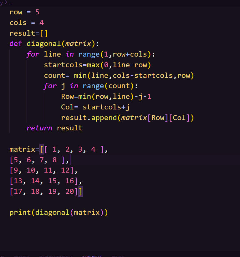YadavDipan41379's tweet photo. Day 7
“Cracked diagonal traversal in 2D array 🔥 Loving the logic behind matrix problems!
#CodingJourney #DSA #30dayofcode https://t.co/erTdLRKAg1